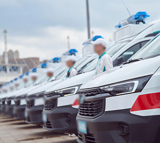 上林县服务车队展示